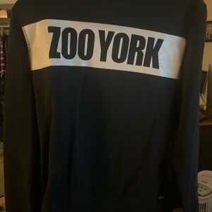 Zoo York Black and White Crewneck Sweater